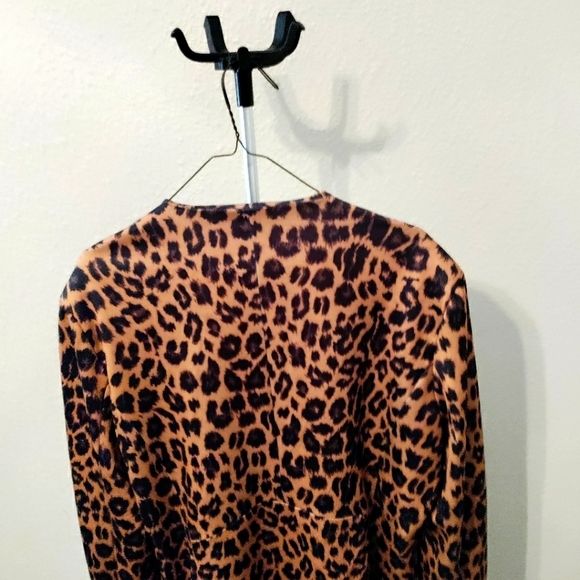 Crazy train leopard print Women's blazer - Picture 3 of 3